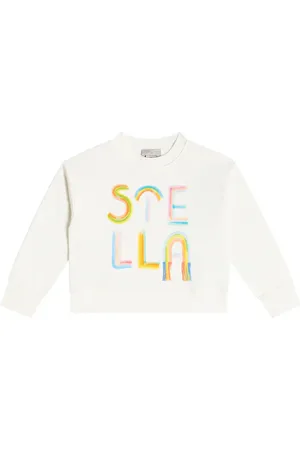 Stella McCartney Logo printed cotton sweatshirt