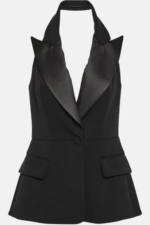 Max Mara Aletta halterneck wool vest