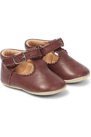 Petit Nord Baby T-bar leather shoes