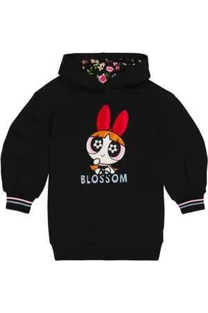 MONNALISA Printed stretch-cotton hoodie