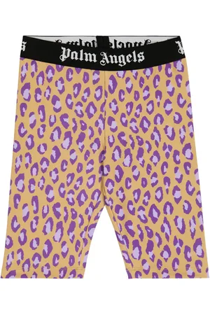Palm Angels Animal-printed biker shorts