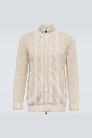 Kiton Cashmere zip-up cardigan
