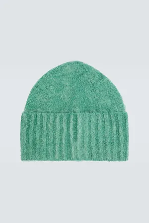 Auralee Brushed mohair knit beanie
