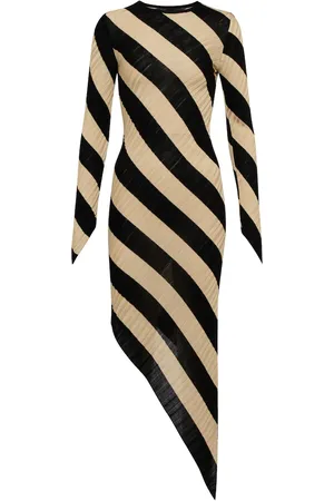 PETAR PETROV Adon silk ribbed-knit midi dress