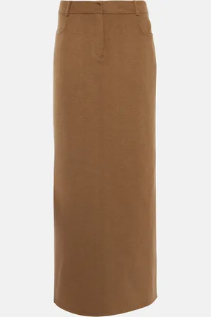 The Frankie Shop Malvo wool-blend maxi skirt