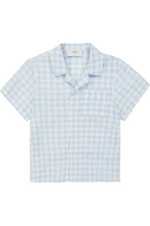 PAADE Picnic checked linen shirt