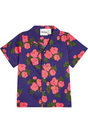 Mini Rodini Roses cotton jersey shirt