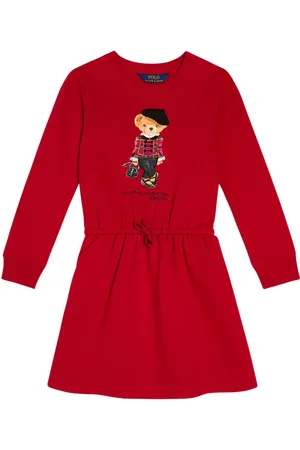 Ralph Lauren Polo Bear cotton-blend dress