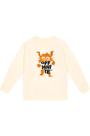OFF-WHITE Logo cotton jersey sweatshirt