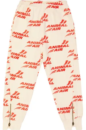 The Animals Observatory Panther printed cotton sweatpants