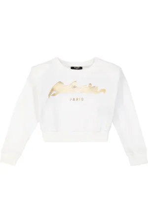 Balmain Cotton logo sweatshirt