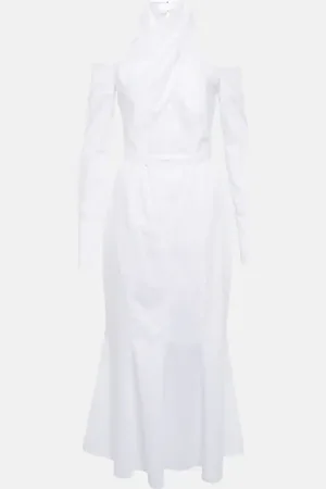 Safiyaa Dot cotton dress