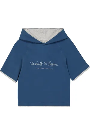 Brunello Cucinelli Cotton T-shirt with hood