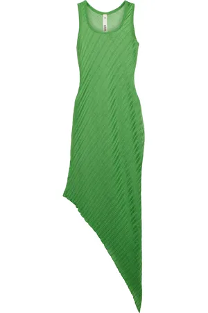 PETAR PETROV Alic silk asymmetric midi dress