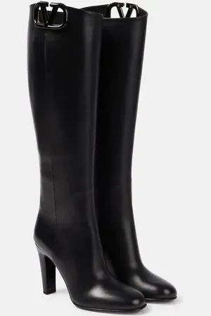 VALENTINO GARAVANI VLogo Signature leather knee-high boots