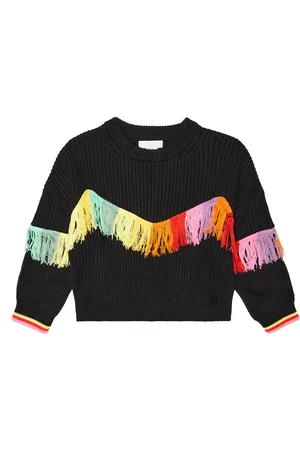 Stella McCartney Fringed cotton and wool sweater