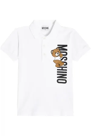 Moschino Teddy Bear cotton-blend polo shirt