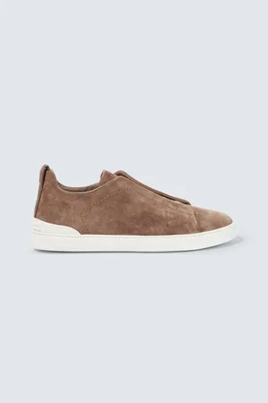 Ermenegildo Zegna Triple Stitch suede sneakers