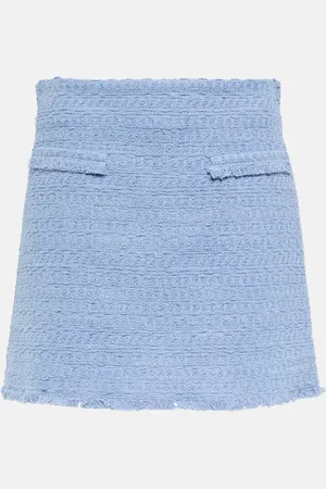 Oscar de la Renta Cotton-blend miniskirt