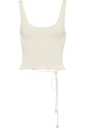 Altuzarra Maia ribbed-kit crop top