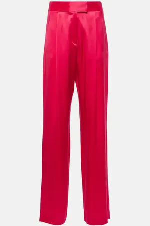 The Sei High-rise silk wide-leg pants