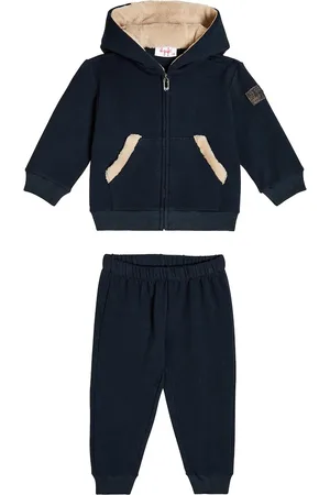 Il gufo Baby cotton-blend tracksuit