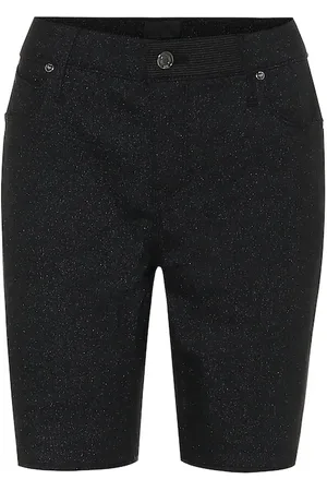 RTA Toure stretch-denim skinny shorts