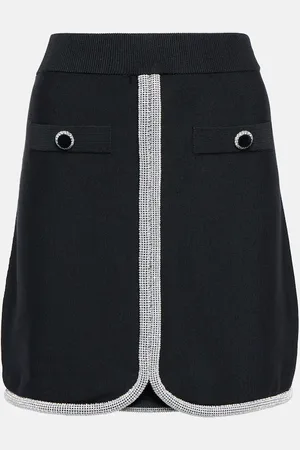 Rebecca Vallance Raine crystal-trimmed miniskirt