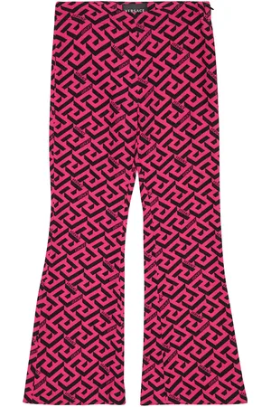 VERSACE Greca printed cady pants