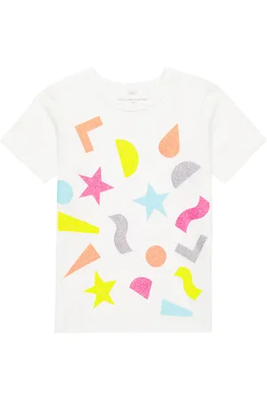 Stella McCartney Glitter printed cotton T-shirt