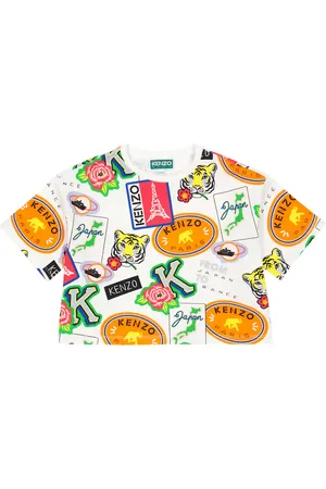 Kenzo Printed cotton-blend T-shirt