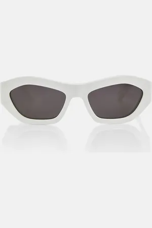 Bottega Veneta Angle hexagonal cat-eye sunglasses