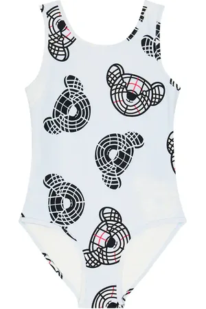 Burberry Thomas Bear printed swimsuit