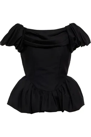 Simone Rocha Puff-sleeve wool top