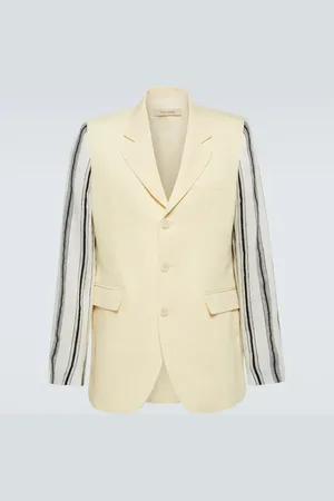 WALES BONNER Malick cotton and linen blazer