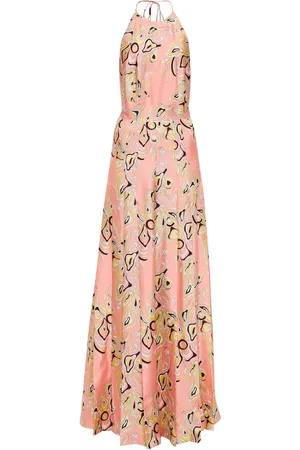 Puccini Printed silk wide-leg jumpsuit