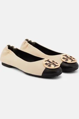 Tory Burch Claire leather ballet flats