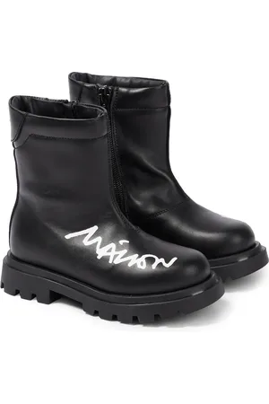 Maison Margiela Logo leather boots