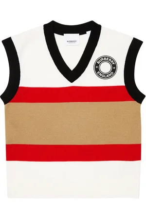 Burberry Striped knit sweater vest