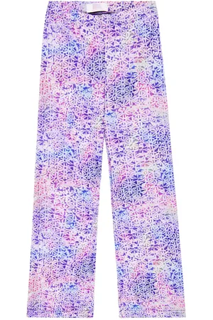 ERL Printed high-rise flared pants