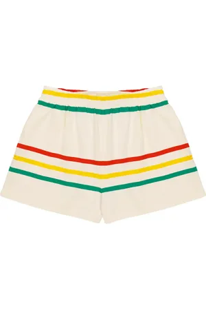 The Animals Observatory Poodle striped cotton shorts