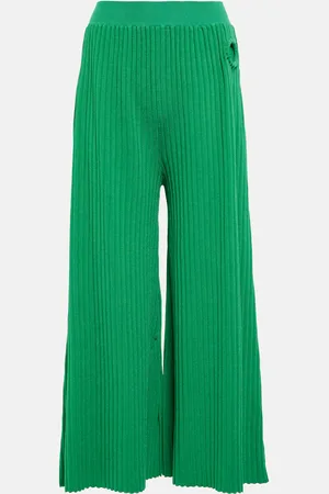 Stella McCartney Ribbed-knit culottes