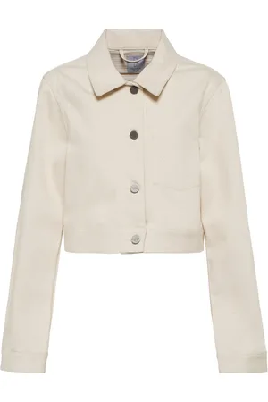 Deveaux New York Vera cropped denim jacket