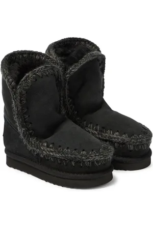 Mou Shearling-lined suede boots