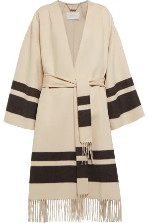 ZIMMERMANN Striped wool coat