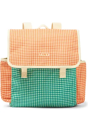 Tiny Cottons Vichy gingham backpack