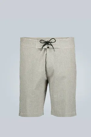 Sease Straght-fit linen shorts