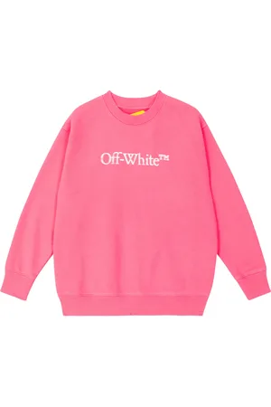 OFF-WHITE Bookish logo cotton jersey sweatshirt