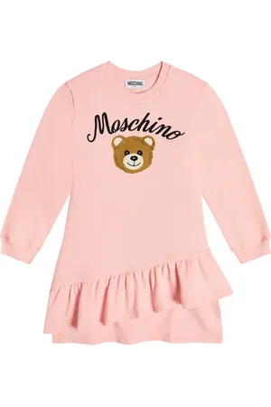 Moschino Teddy Bear cotton-blend sweatshirt dress