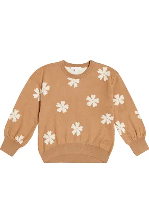 Chloé ChloÃ© Kids Floral cotton and wool sweater